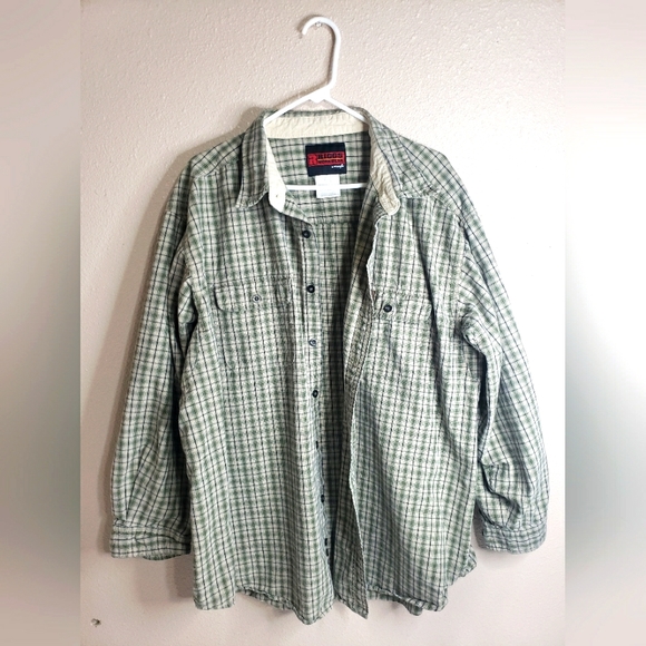 Riggs Workwear by Wrangler plaid button up shirt,  size 3X - Picture 1 of 4
